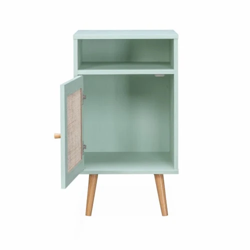 Alice's Garden Tables De Chevet Table De Chevet En Cannage Vert Céladon 5 Alice's Garden Tables De Chevet Table De Chevet En Cannage Vert Céladon – Image 3