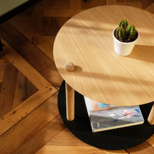 DIZY Design Tables De Chevet Good Is Beautiful Table De Chevet En Chêne Et Métal Laiton 5 DIZY Design Tables De Chevet Good Is Beautiful Table De Chevet En Chêne Et Métal Laiton – Image 3