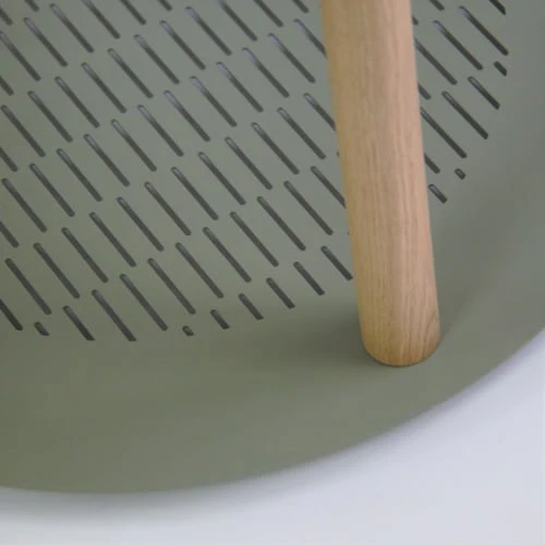 DIZY Design Tables De Chevet Table De Chevet En Chêne Et Métal Vert 5 DIZY Design Tables De Chevet Table De Chevet En Chêne Et Métal Vert – Image 3