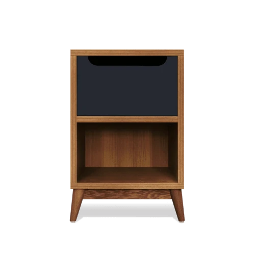 Kulile Tables De Chevet Table De Chevet En Chene Miel Gris Anthracite 3 Kulile Tables De Chevet Table De Chevet En Chene Miel Gris Anthracite