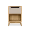 Kulile Tables De Chevet Table De Chevet En Chene Naturel Beige Havane -Tables De Chevet Soldes table de chevet en chene naturel beige havane