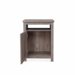 Alice's Garden Tables De Chevet Table De Chevet En Décor Bois Gris -Tables De Chevet Soldes table de chevet en decor bois gris 4