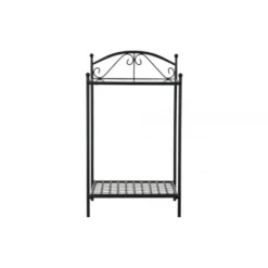 Wadiga Tables De Chevet Table De Chevet En Fer Forgé Noir Et Verre -Tables De Chevet Soldes table de chevet en fer forge noir et verre 2