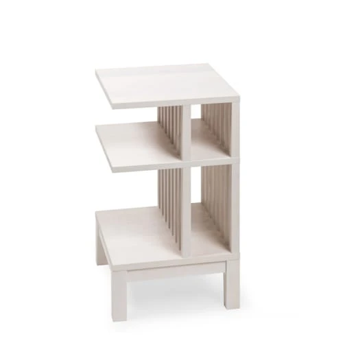 WOODEK Tables De Chevet Table De Chevet En Hêtre Blanc Huilé 5 WOODEK Tables De Chevet Table De Chevet En Hêtre Blanc Huilé – Image 3