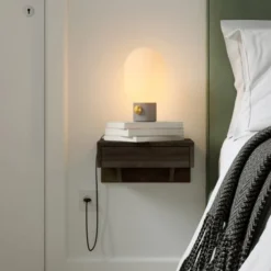 WOODEK Tables De Chevet Table De Chevet En Hêtre Noir Huilé 6 WOODEK Tables De Chevet Table De Chevet En Hêtre Noir Huilé -Tables De Chevet Soldes table de chevet en hetre noir huile 1