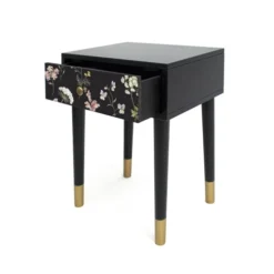RNT By Really Nice Things Tables De Chevet Table De Chevet En MDF Avec Imprimé Floral Lily. -Tables De Chevet Soldes table de chevet en mdf avec imprime floral lily 2