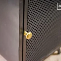 PIB Tables De Chevet Table De Chevet En Métal Noir -Tables De Chevet Soldes table de chevet en metal noir 3