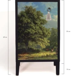 RNT By Really Nice Things Tables De Chevet Table De Chevet En Pin Massif Avec Imprimé Bucolique 7 RNT By Really Nice Things Tables De Chevet Table De Chevet En Pin Massif Avec Imprimé Bucolique -Tables De Chevet Soldes table de chevet en pin massif avec imprime bucolique 2