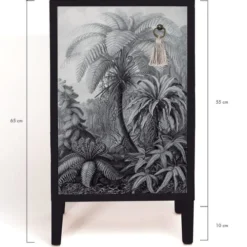 RNT By Really Nice Things Tables De Chevet Table De Chevet En Pin Massif Avec Imprimé Palmier 7 RNT By Really Nice Things Tables De Chevet Table De Chevet En Pin Massif Avec Imprimé Palmier -Tables De Chevet Soldes table de chevet en pin massif avec imprime palmier 2