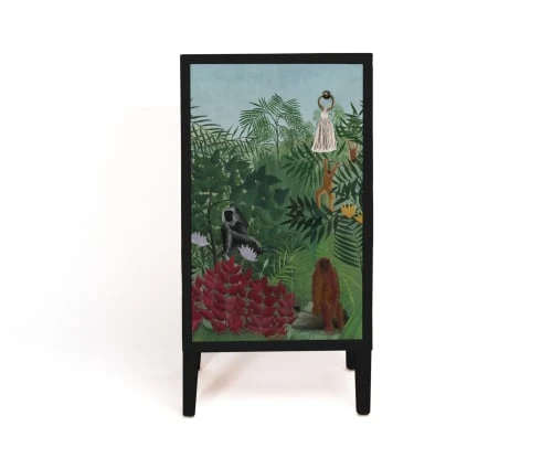 RNT By Really Nice Things Tables De Chevet Table De Chevet En Pin Massif Avec Imprimé Sauvage 3 RNT By Really Nice Things Tables De Chevet Table De Chevet En Pin Massif Avec Imprimé Sauvage