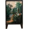 RNT By Really Nice Things Tables De Chevet Table De Chevet En Pin Massif Avec Imprimé Tropical Jungle. 2 RNT By Really Nice Things Tables De Chevet Table De Chevet En Pin Massif Avec Imprimé Tropical Jungle. -Tables De Chevet Soldes table de chevet en pin massif avec imprime tropical jungle