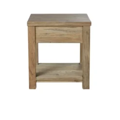 Bois Dessus Bois Dessous Tables De Chevet Table De Chevet En Teck Recyclé 1 Tiroir -Tables De Chevet Soldes table de chevet en teck recycle 1 tiroir 4