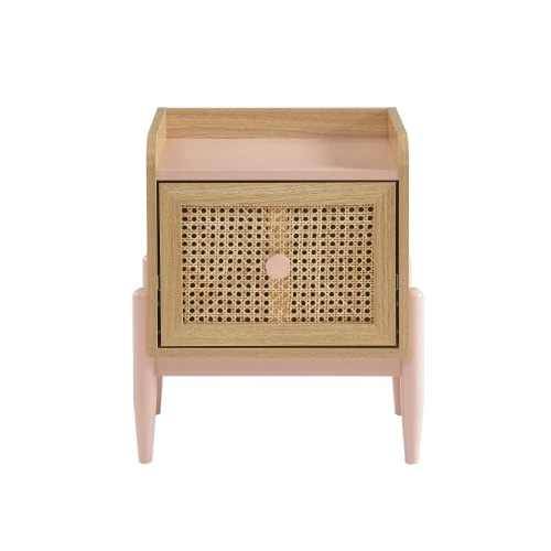 Baita Tables De Chevet Table De Chevet Enfant Rose Et Cannage Rotin 1 Tiroir 3 Baita Tables De Chevet Table De Chevet Enfant Rose Et Cannage Rotin 1 Tiroir