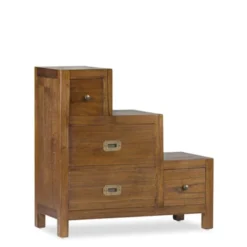 MOYCOR Tables De Chevet Table De Chevet Escalier En Bois Marron L70