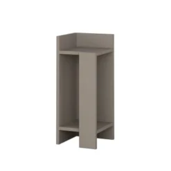 Toilinux Tables De Chevet Table De Chevet Gauche Taupe -Tables De Chevet Soldes table de chevet gauche taupe 5