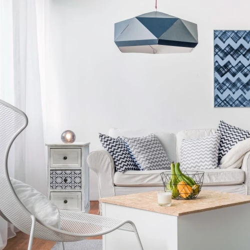 Mobili Rebecca Tables De Chevet Table De Chevet Majolique Avec 3 Tiroirs En Bois Blanc 4 Mobili Rebecca Tables De Chevet Table De Chevet Majolique Avec 3 Tiroirs En Bois Blanc – Image 2