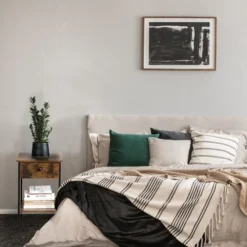 RED DECO Tables De Chevet Table De Chevet Marron H55cm -Tables De Chevet Soldes table de chevet marron h55cm 4