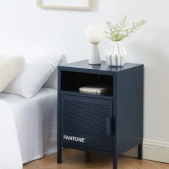 Tables De Chevet Soldes -Tables De Chevet Soldes table de chevet metal bleu nuit 40cm 1