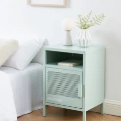 Tables De Chevet Soldes -Tables De Chevet Soldes table de chevet metal vert menthe 40cm 1