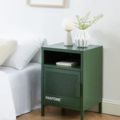 Tables De Chevet Soldes -Tables De Chevet Soldes table de chevet metal vert olive 40cm 1