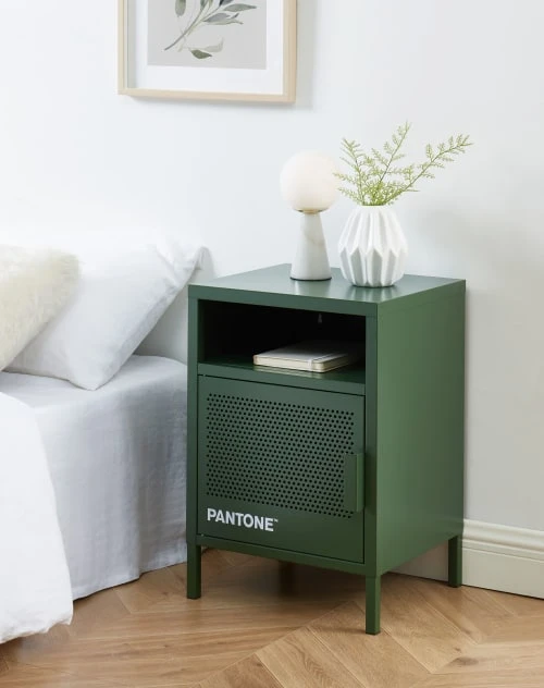 Pantone Tables De Chevet Table De Chevet Métal Vert Olive 40cm 4 Pantone Tables De Chevet Table De Chevet Métal Vert Olive 40cm – Image 2