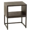 Meubles & Design Tables De Chevet Table De Chevet Moderne En Bois Foncé -Tables De Chevet Soldes table de chevet moderne en bois fonce