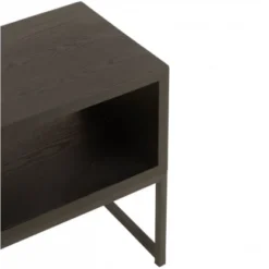 Meubles & Design Tables De Chevet Table De Chevet Moderne En Bois Foncé -Tables De Chevet Soldes table de chevet moderne en bois fonce 4