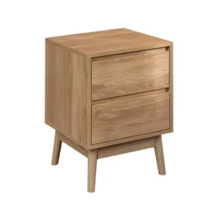 Mobili Rebecca Tables De Chevet Table De Chevet Naturel Avec 2 Tiroirs Effet Bois Marron Clair 10 Mobili Rebecca Tables De Chevet Table De Chevet Naturel Avec 2 Tiroirs Effet Bois Marron Clair -Tables De Chevet Soldes table de chevet naturel avec 2 tiroirs effet bois marron clair 2