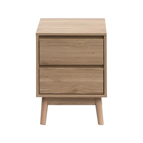 Mobili Rebecca Tables De Chevet Table De Chevet Naturel Avec 2 Tiroirs Effet Bois Marron Clair 3 Mobili Rebecca Tables De Chevet Table De Chevet Naturel Avec 2 Tiroirs Effet Bois Marron Clair