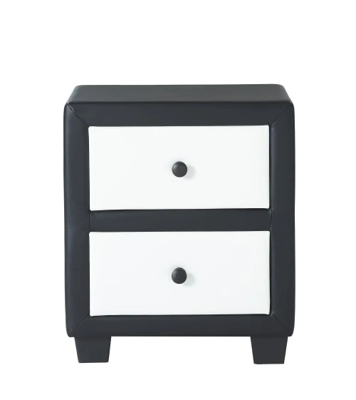 Baita Tables De Chevet Table De Chevet Noir Et Blanc L46cm 3 Baita Tables De Chevet Table De Chevet Noir Et Blanc L46cm