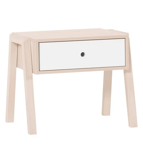 Calicosy Tables De Chevet Good Is Beautiful Table De Chevet Ou Tabouret 1 Tiroir - Blanc Et Beige 3 Calicosy Tables De Chevet Good Is Beautiful Table De Chevet Ou Tabouret 1 Tiroir - Blanc Et Beige