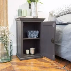 Passage Vernet Tables De Chevet Table De Chevet Parisienne En Pin Gris -Tables De Chevet Soldes table de chevet parisienne en pin gris 4