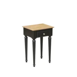 Robin Des Bois Tables De Chevet Table De Chevet Plateau Chêne Noir -Tables De Chevet Soldes table de chevet plateau chene noir 4