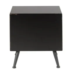 Zago Tables De Chevet Table De Chevet Sapin Massif Et Métal -Tables De Chevet Soldes table de chevet sapin massif et metal 4