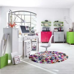 Meubles & Design Tables De Chevet Table De Chevet Style Rétro Effet Bois Blanc -Tables De Chevet Soldes table de chevet style retro effet bois blanc 1