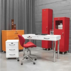 Meubles & Design Tables De Chevet Table De Chevet Style Rétro Effet Bois Blanc -Tables De Chevet Soldes table de chevet style retro effet bois blanc 2