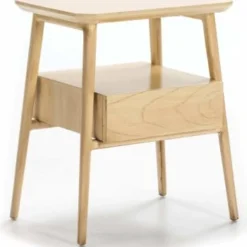 Thai Natura Tables De Chevet Table De Chevet 1 Tiroir Couleur Noir Et Bois Clair -Tables De Chevet Soldes table de chevet tradition 1 tiroir en bois clair 1