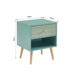 Baita Tables De Chevet Table De Chevet Vert De Gris Et Effet Bois 1 Tiroir 10 Baita Tables De Chevet Table De Chevet Vert De Gris Et Effet Bois 1 Tiroir -Tables De Chevet Soldes table de chevet vert de gris et effet bois 1 tiroir 2