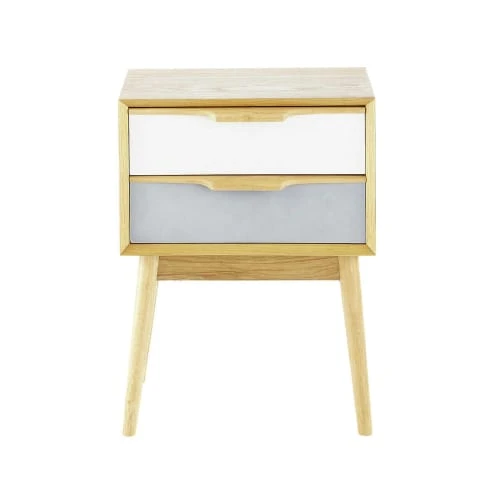 Maisons Du Monde Tables De Chevet Table De Chevet Vintage 2 Tiroirs 4 Maisons Du Monde Tables De Chevet Table De Chevet Vintage 2 Tiroirs – Image 2