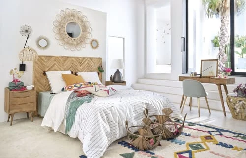 Maisons Du Monde Tables De Chevet Table De Chevet Vintage 3 Tiroirs En Manguier 5 Maisons Du Monde Tables De Chevet Table De Chevet Vintage 3 Tiroirs En Manguier – Image 3