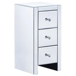 Beliani Tables De Chevet Table De Nuit Effet Miroir