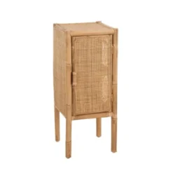 Calicosy Tables De Chevet Table De Nuit Rotin Naturel