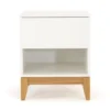 Woodman Tables De Chevet Table Et Chevet Design Scandinave 1 Niche Blanc
