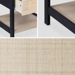 Alice's Garden Tables De Chevet Noir Et Cannage 40 X 40 X 48cm 12 Alice's Garden Tables De Chevet Noir Et Cannage 40 X 40 X 48cm -Tables De Chevet Soldes tables de chevet noir et cannage 40 x 40 x 48cm 4