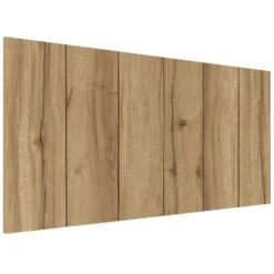 HOMN Têtes De Lit Tête De Lit 100x60 Cm, Imitation Bois, Mdf Avec Imprimé Réaliste