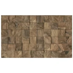 HOMN Têtes De Lit Tête De Lit 100x60 Cm, Imitation Bois, Mdf Avec Imprimé Réaliste