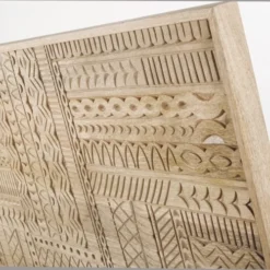 Maisons Du Monde Têtes De Lit Tête De Lit 140/160 Manguier Massif Sculpté -Tables De Chevet Soldes tete de lit 140 160 manguier massif sculpte 1000 5 8 211978 4