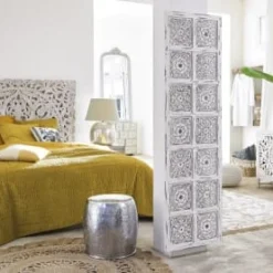 Maisons Du Monde Lits Et Têtes De Lit Tête De Lit 140 En Manguier Massif Sculpté Blanc 9 Maisons Du Monde Lits Et Têtes De Lit Tête De Lit 140 En Manguier Massif Sculpté Blanc -Tables De Chevet Soldes tete de lit 140 en manguier massif sculpte blanc 1000 10 4 186636 2