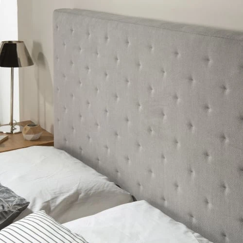 HOMN Têtes De Lit Tête De Lit 140x60 Cm Couleur Gris, 8 Cm D'épaisseur 5 HOMN Têtes De Lit Tête De Lit 140x60 Cm Couleur Gris, 8 Cm D'épaisseur – Image 3