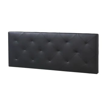 HOMN Têtes De Lit Tête De Lit 140x60 Cm Noir, Cuir Synthétique 7 HOMN Têtes De Lit Tête De Lit 140x60 Cm Noir, Cuir Synthétique – Image 5